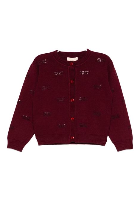 Cardigan con decorazione ELISABETTA FRANCHI KIDS | EGMA041.C.FL0603029